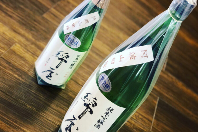 料理と寄り添い、さらに仲睦まじくお互いを引き立てる『食仲酒』を造る…綿屋の想いです。